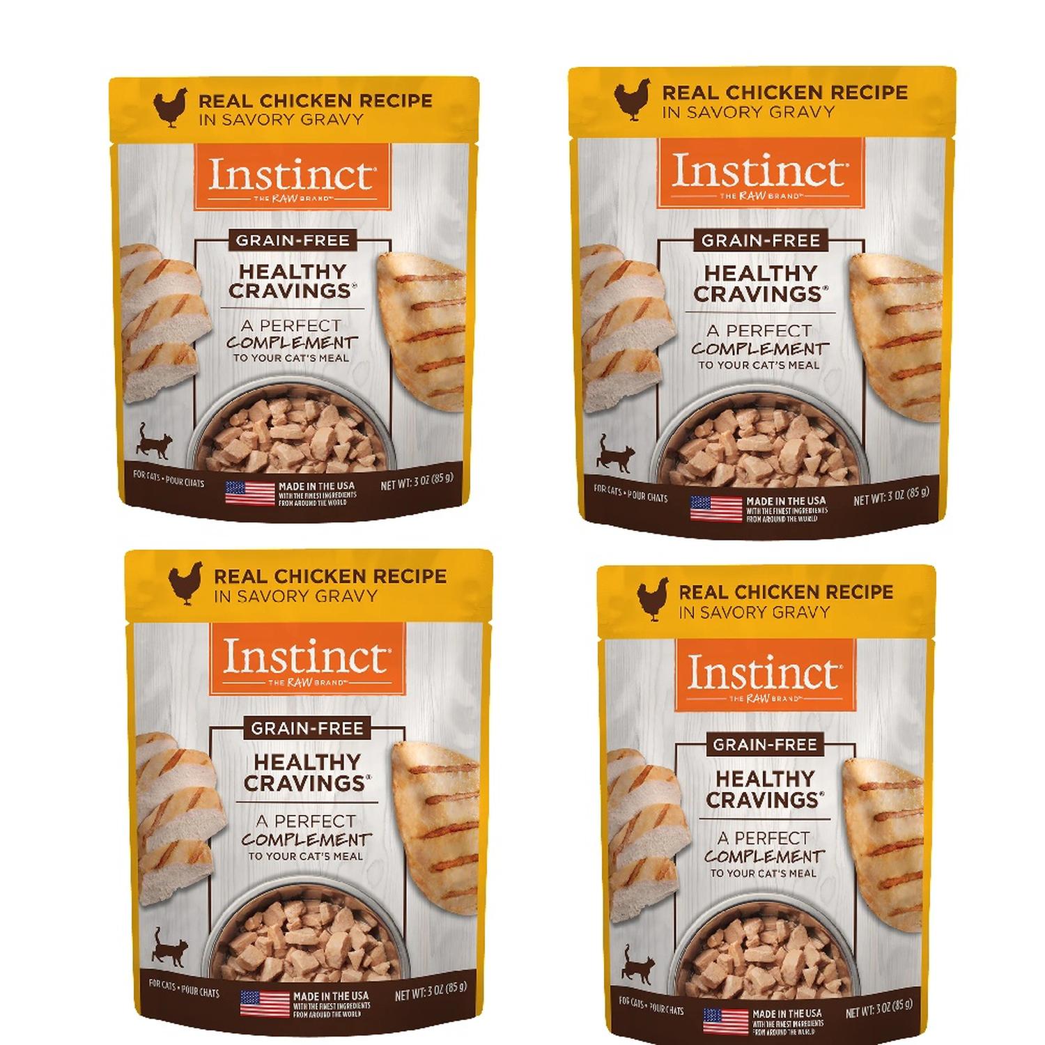 Instinct alimento húmedo Healthy Cravings pollo gato 4 pzs | G.Valkyria - imagen 1
