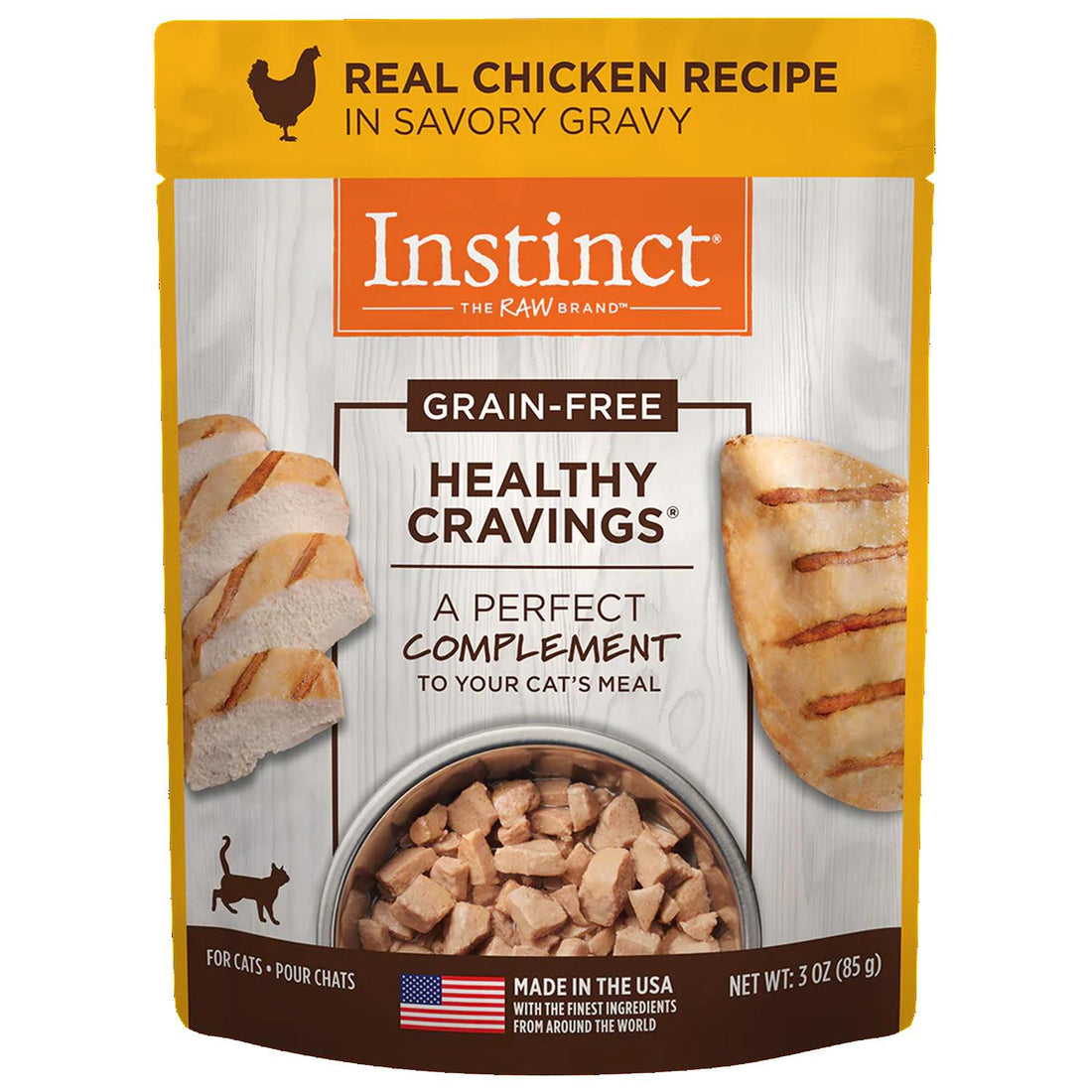 Instinct alimento húmedo Healthy Cravings pollo gato 85 grs | G.Valkyria - imagen 1