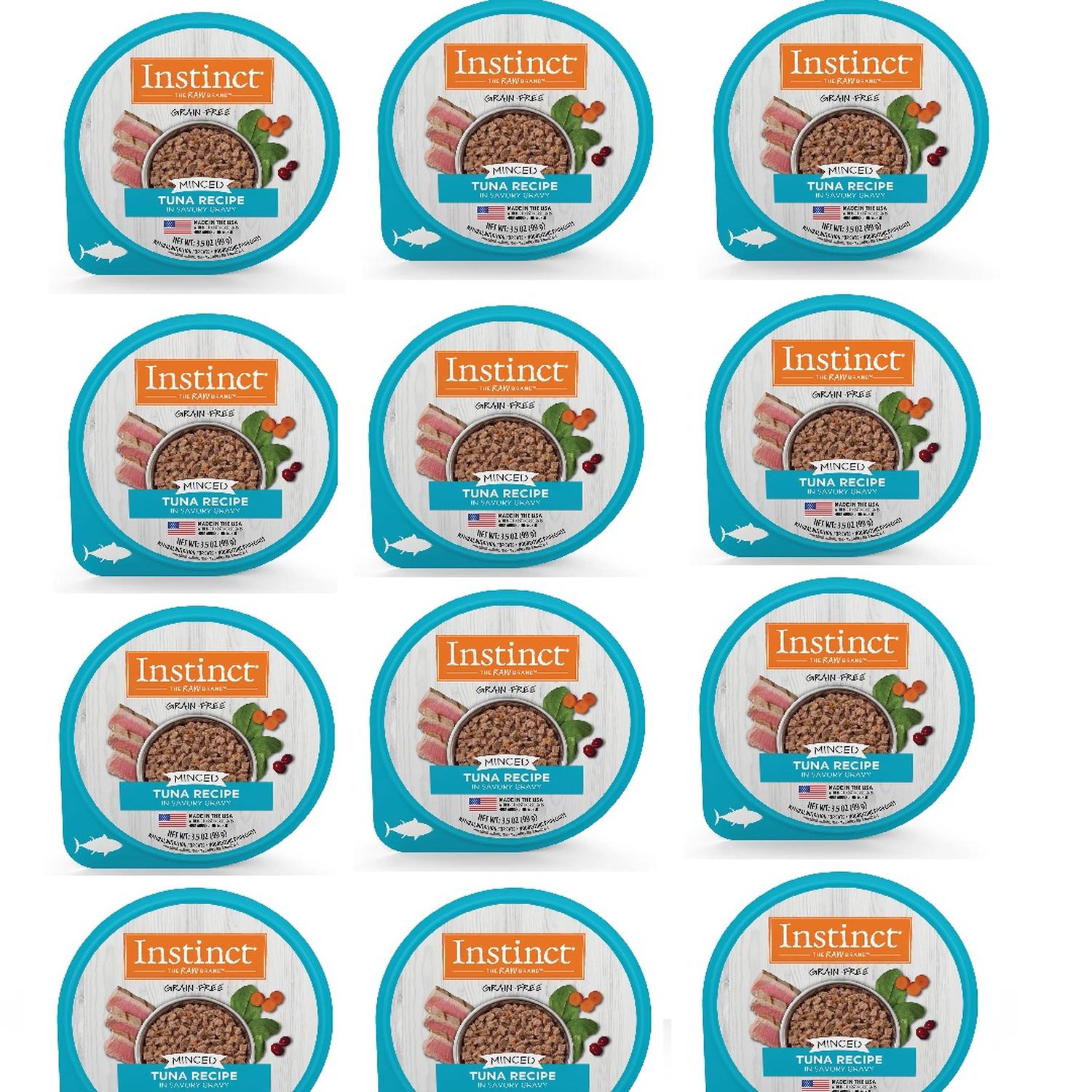 Alimento Instinct Original Minced Cups Para Gato Atún 12 pza | G.Valkyria - imagen 1