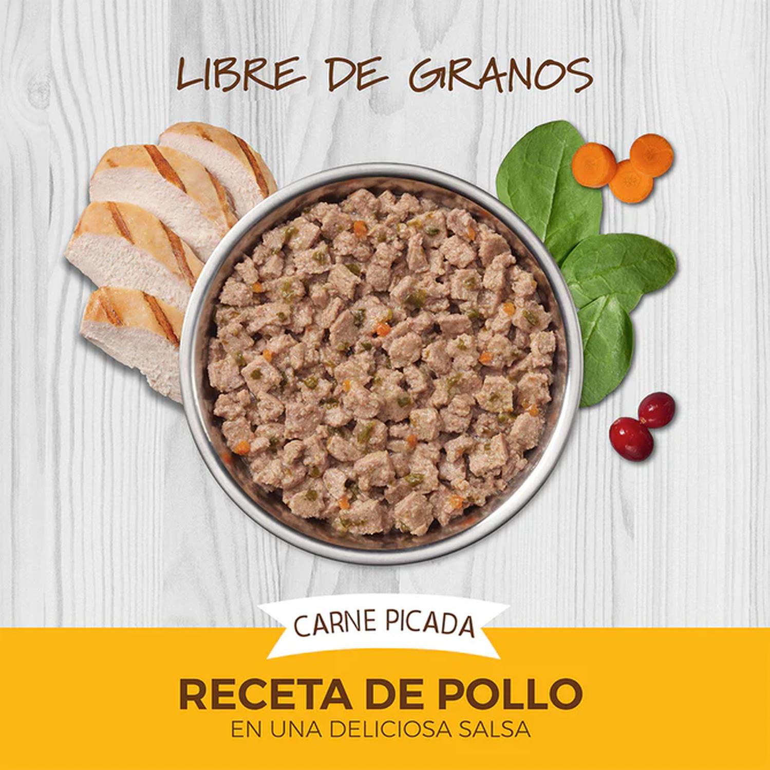 Alimento Instinct Original Minced Cups Para Gato pollo 12pza | G.Valkyria - imagen 3