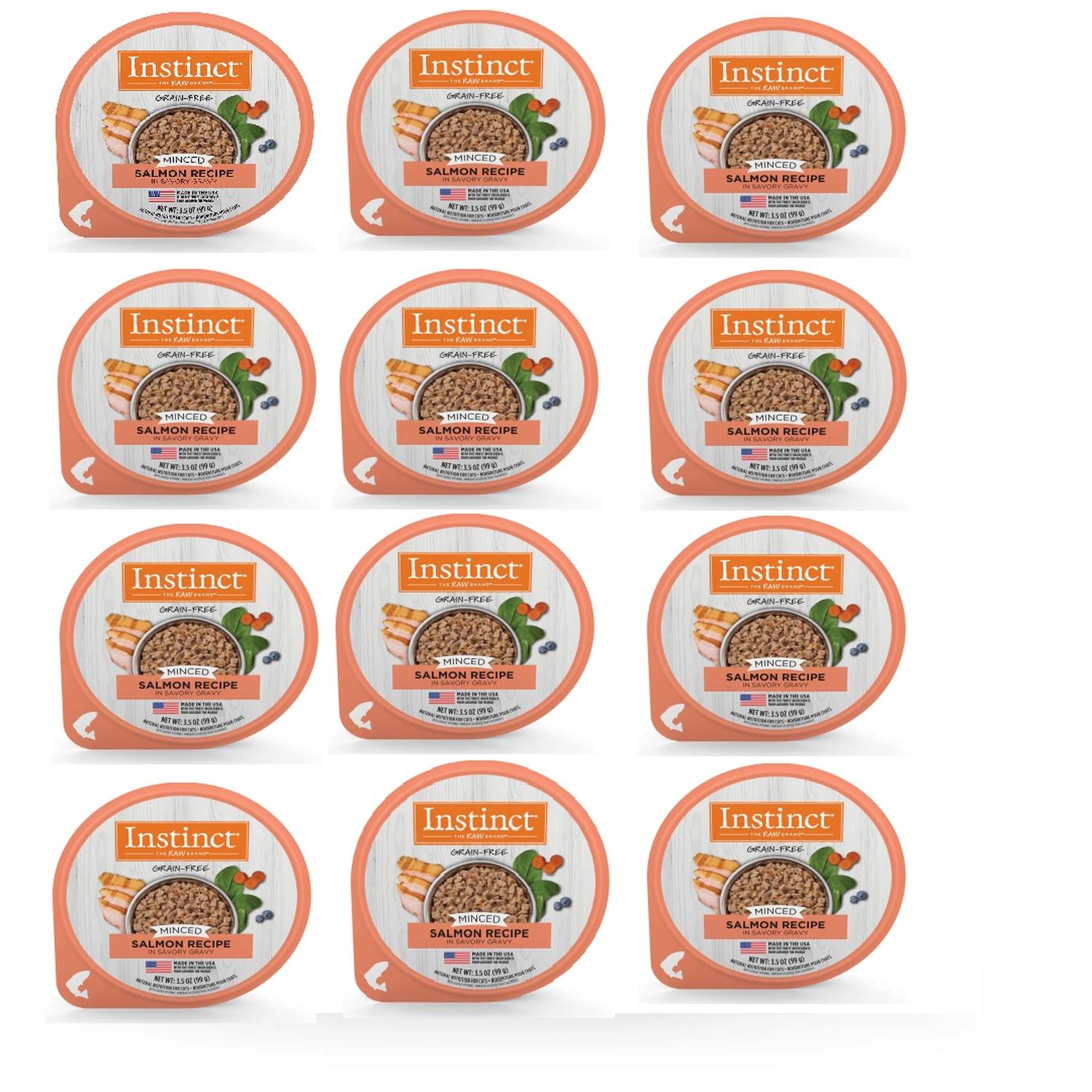 Alimento Instinct Original Minced Cups Para Gato salmón 12pz | G.Valkyria - imagen 1