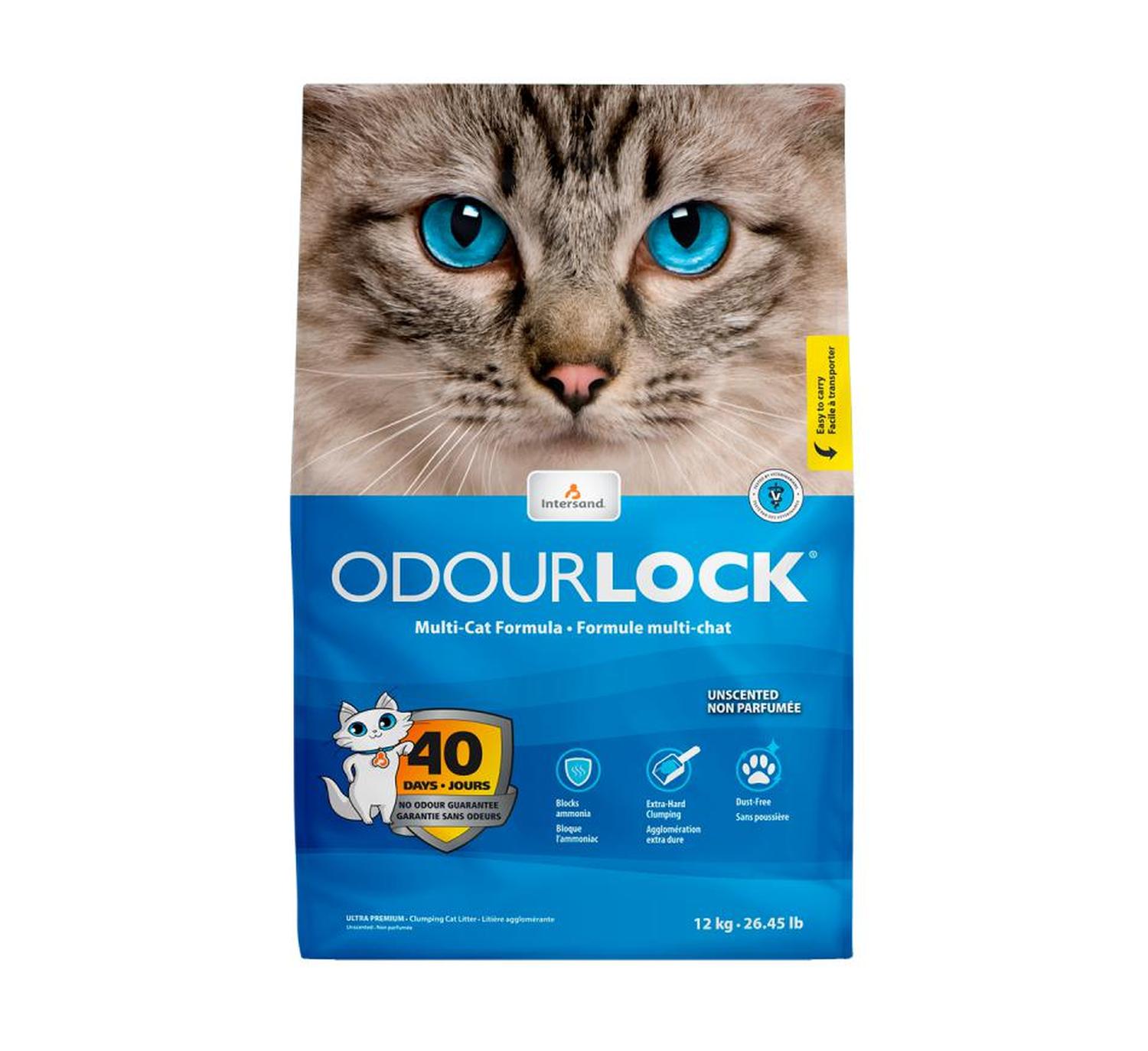Intersand Arena gato aglutinante arcilla Odor Lock 11.35kg | G.Valkyria - imagen 3