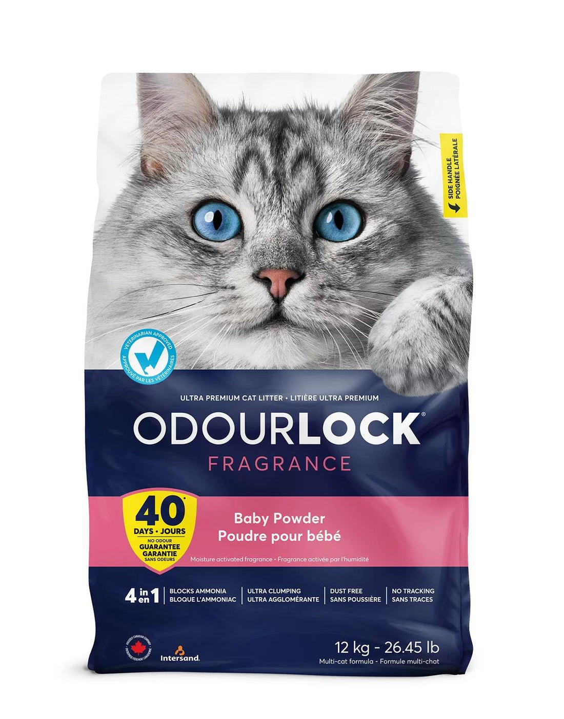 Intersand Arena gato aglutinante talco Odor Lock 11.35kg | G.Valkyria - imagen 1