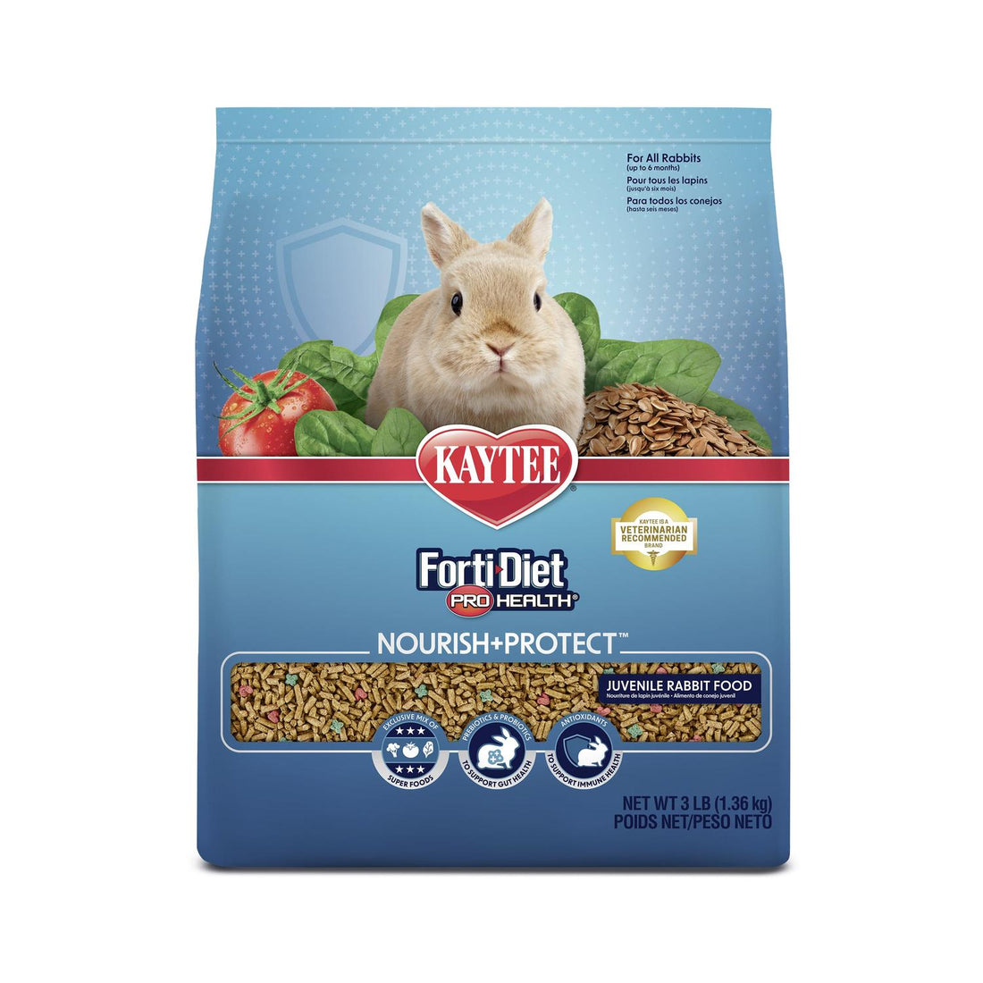 Kaytee alimento conejo juvenil Forti-Diet Pro Health 1.36kg | G.Valkyria - imagen 1