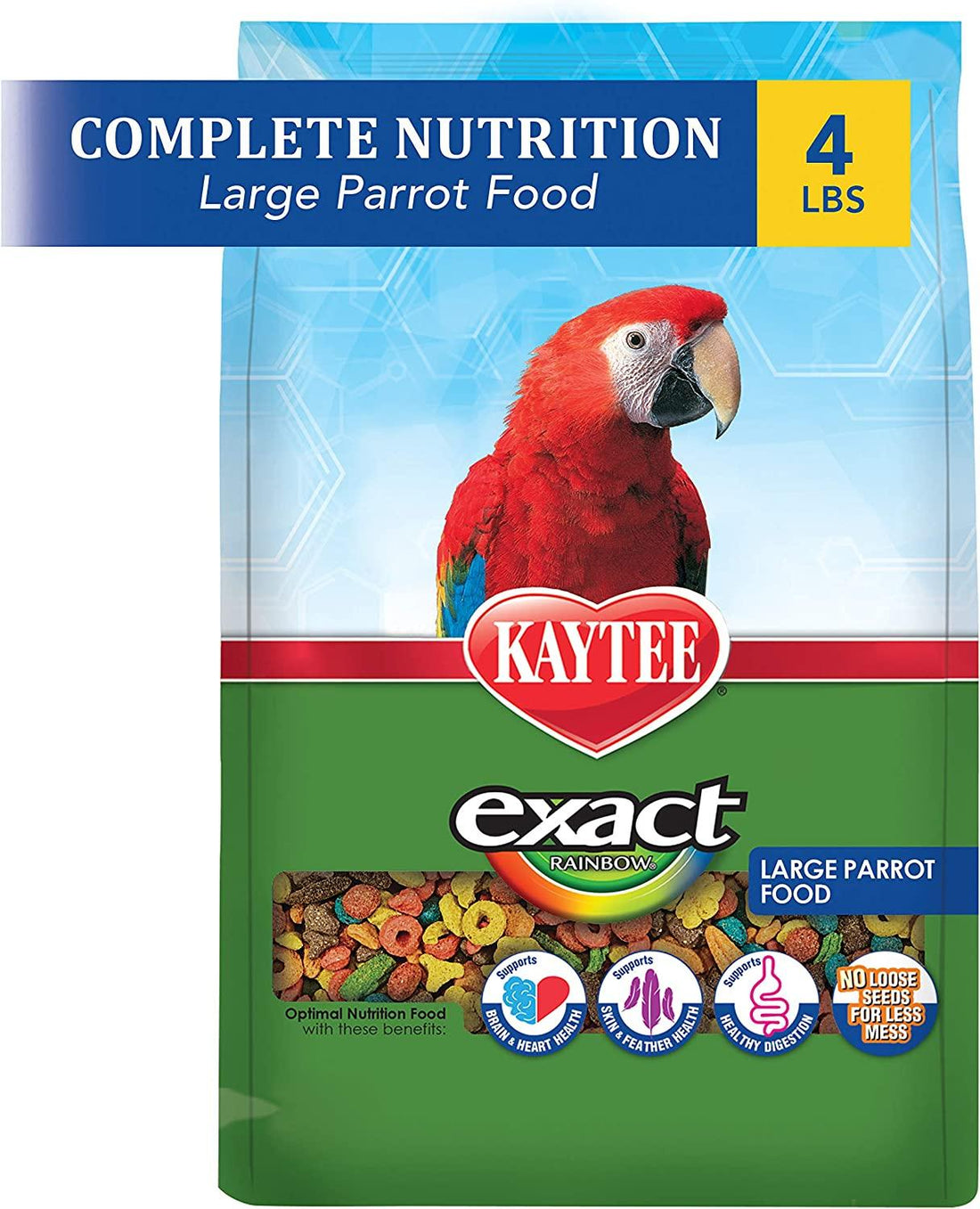 Alimento Kaytee Exact Rainbow Guacamaya Cacatúa 1.81 kg | G.Valkyria - imagen 1