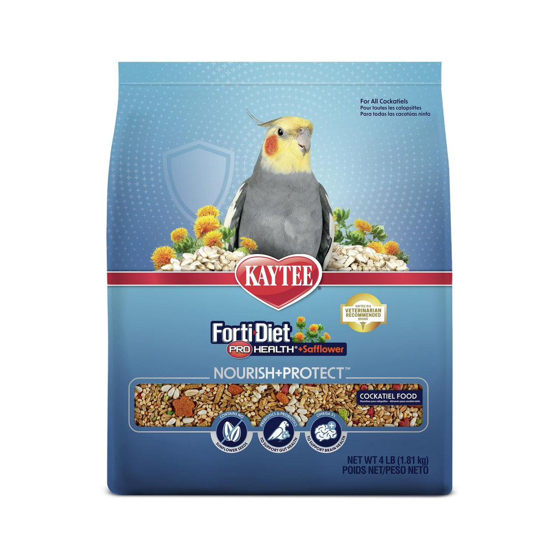 Alimento Kaytee Forti-Diet ProHealth Nourish+Protect Ninfa 1.8kg | G.Valkyria - imagen 1
