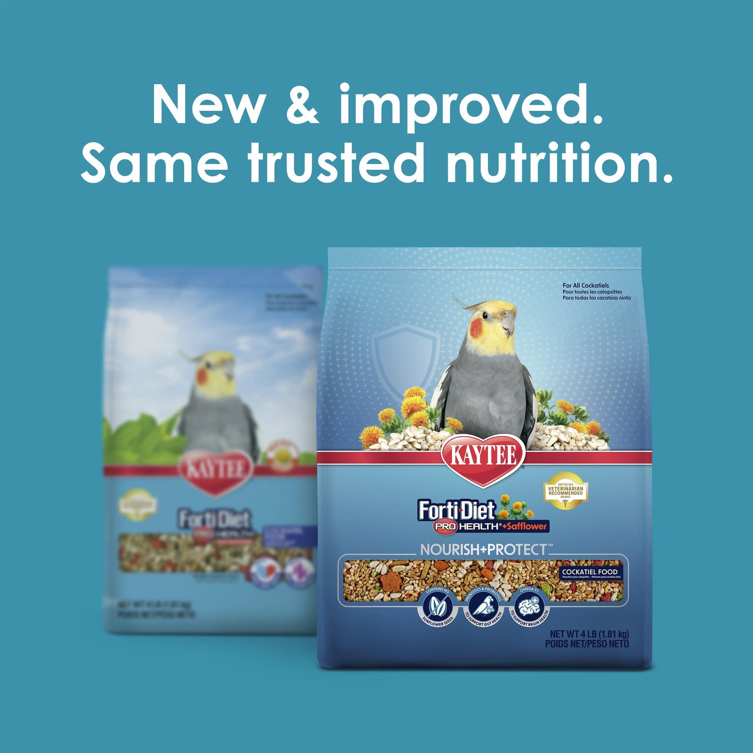 Alimento Kaytee Forti-Diet ProHealth Nourish+Protect Ninfa 1.8kg | G.Valkyria - imagen 3