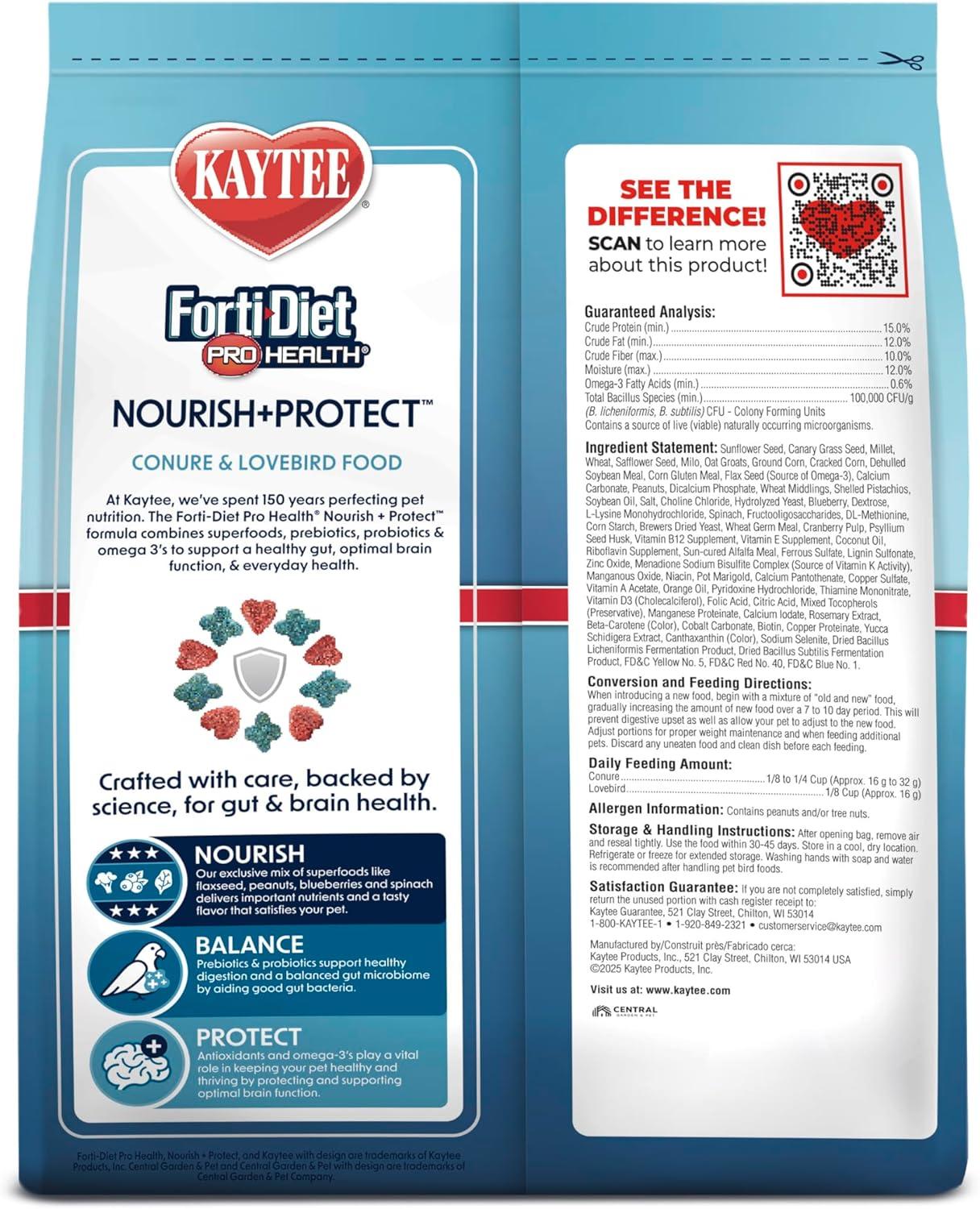 Alimento Kaytee FortiDiet ProHealth Conuro Agapornie 1.8kg | G.Valkyria - imagen 8