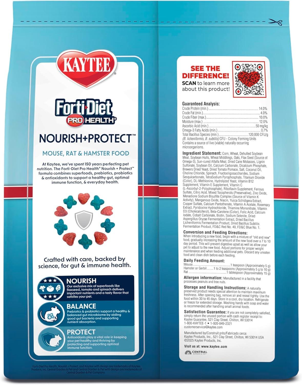 Alimento Kaytee FortiDiet ProHealth Rata Ratón Cubos 1.36kg | G.Valkyria - imagen 3