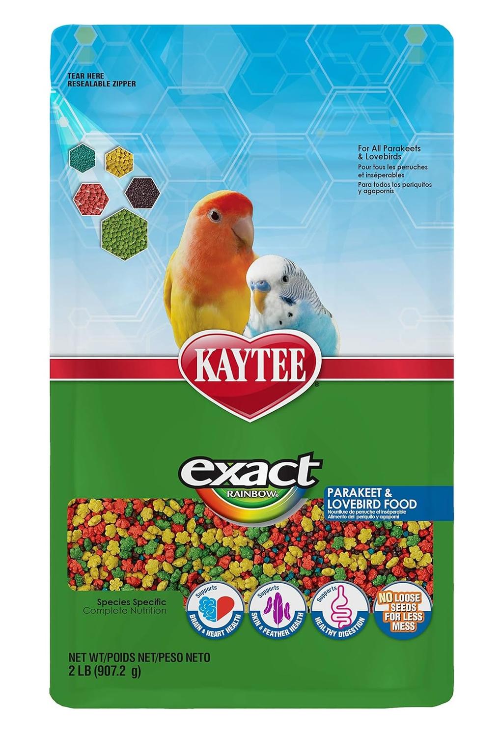 Alimento Premium Kaytee Exact Rainbow Periquito Australiano 907g | G.Valkyria - imagen 1