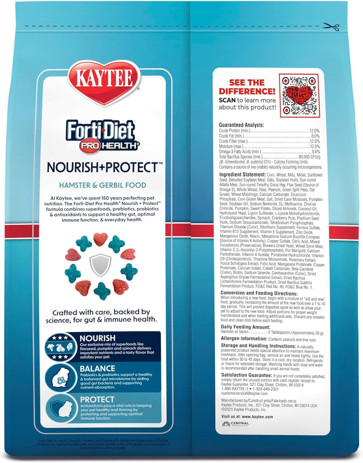 Alimento Premium Kaytee FortiDiet ProHealth Hamster/Jerbo 1.36kg | G.Valkyria - imagen 3