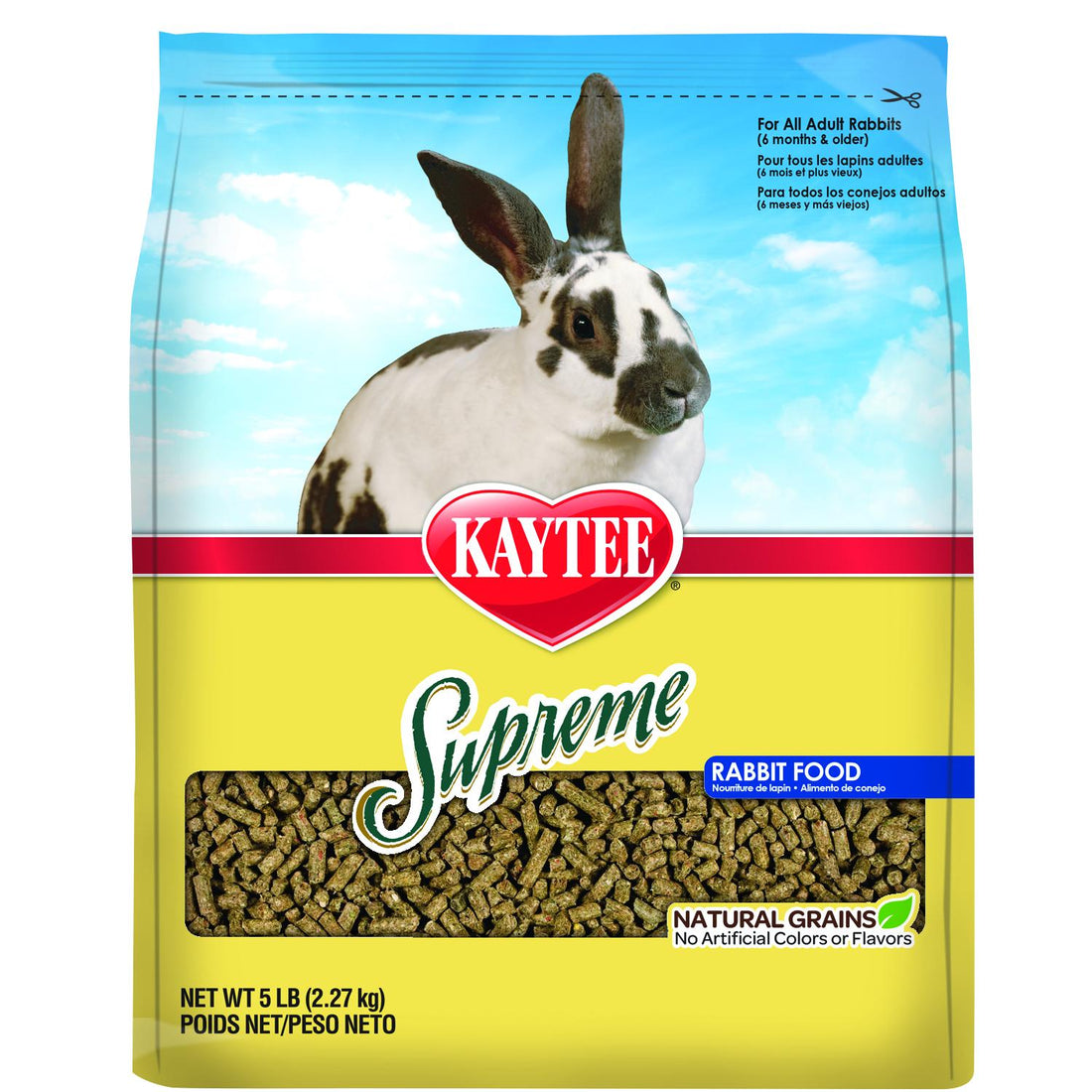 Alimento Premium Kaytee Supreme Conejo adulto Pellets 2.26kg | G.Valkyria