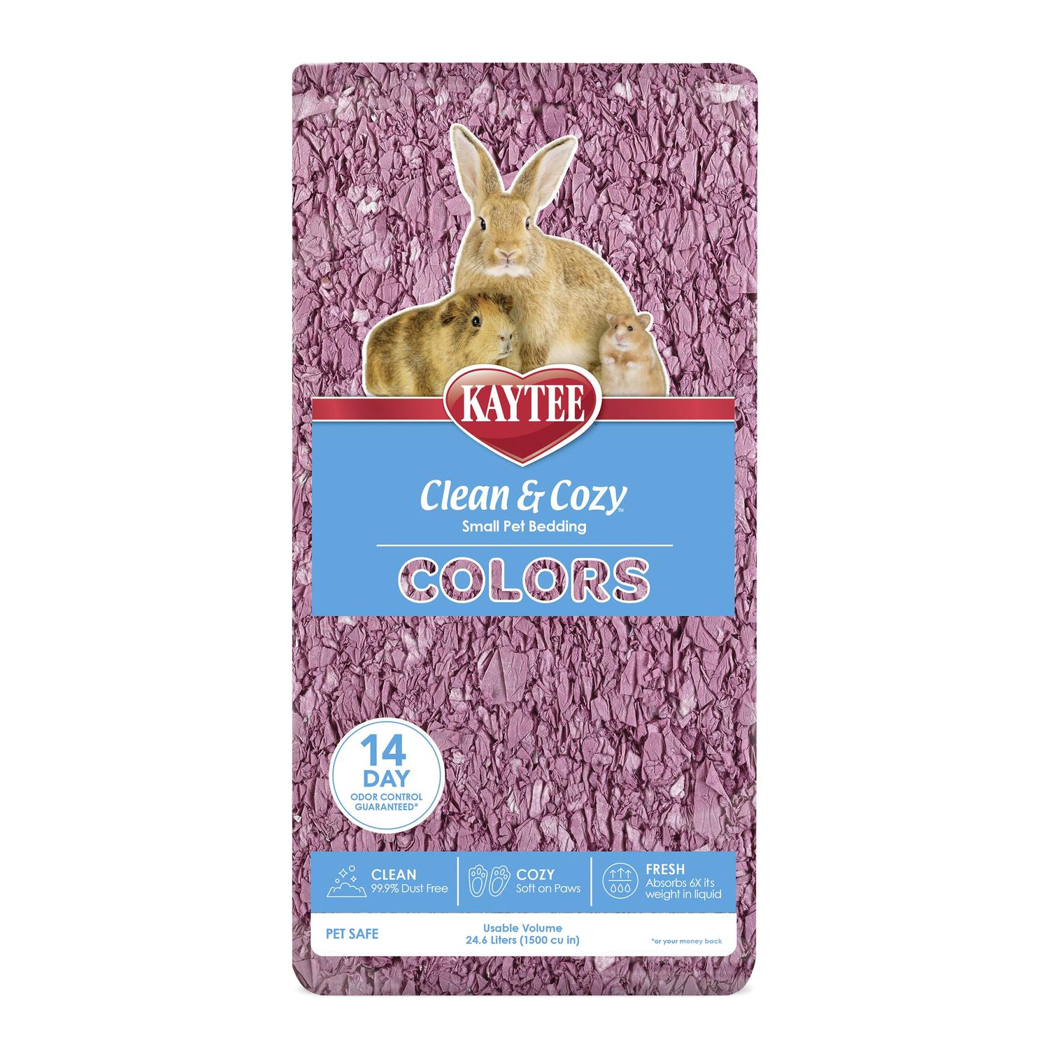 Kaytee Clean and Cozy colors sustrato conejo cuyo hamster 24.6 lt | G.Valkyria - imagen 1