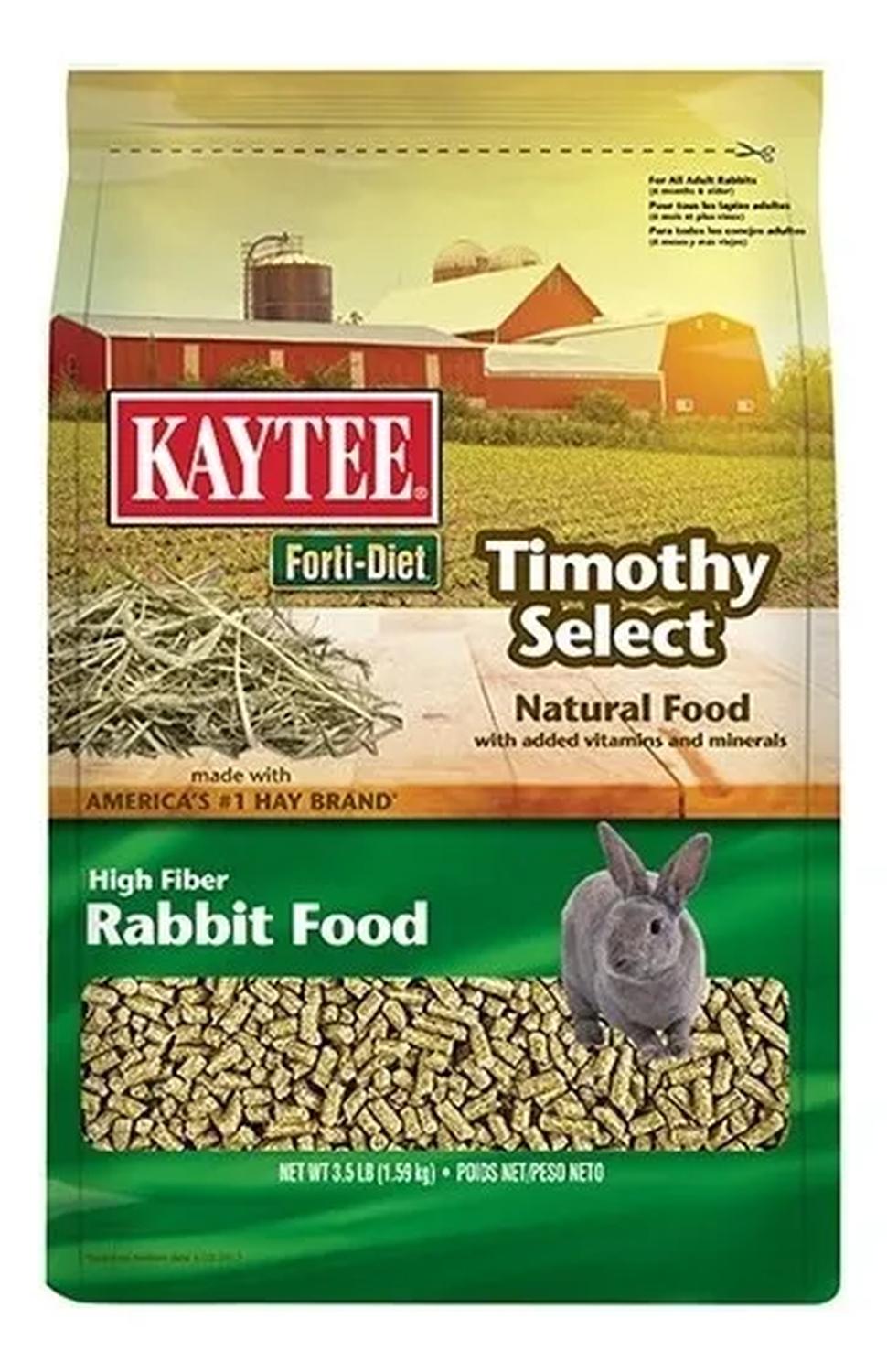 Kaytee FortiDiet alimento timothy select para conejos 1.59kg | G.Valkyria