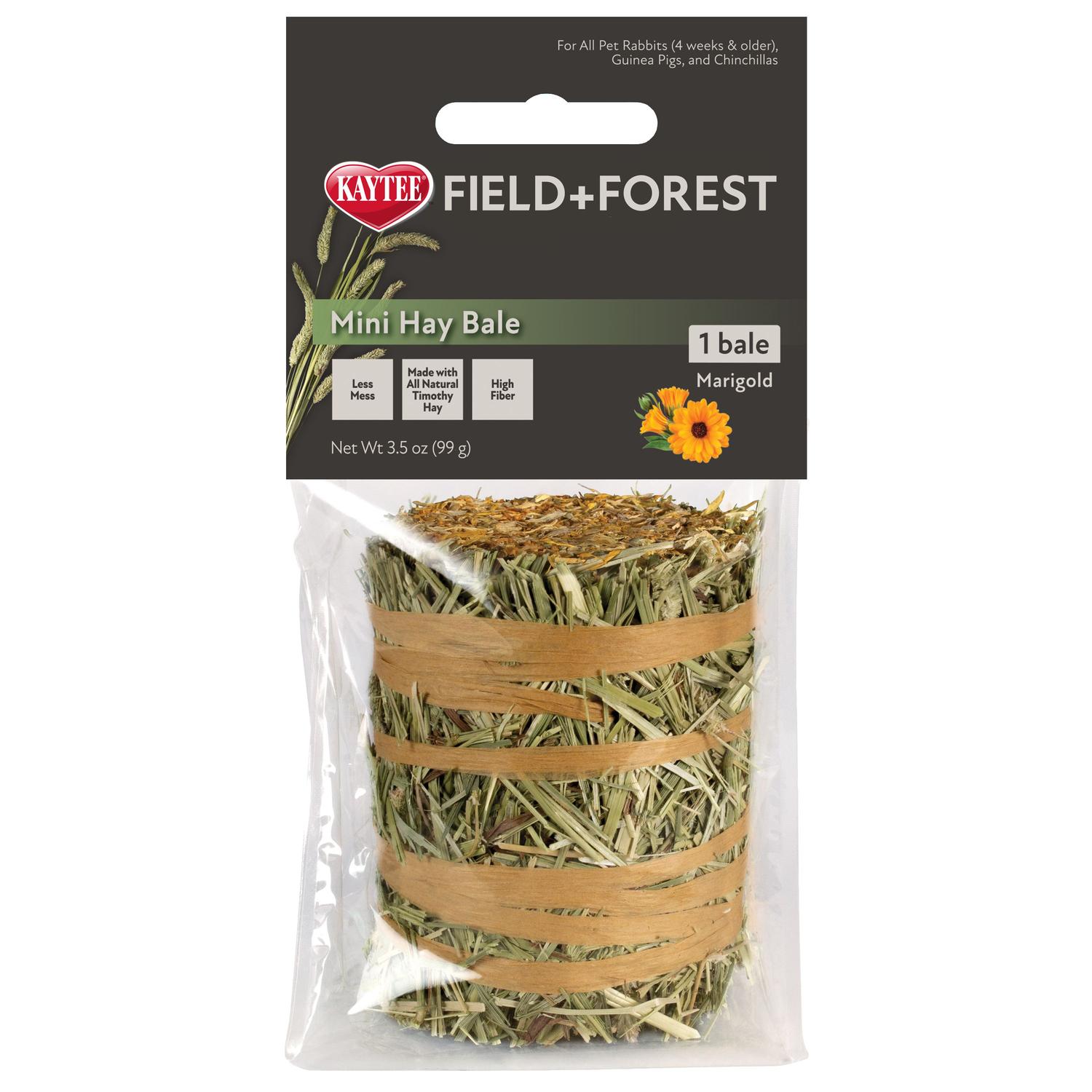 Mini Pacas Field&Forest heno Timothy Gold con caléndula de Kaytee | G.Valkyria - imagen 2