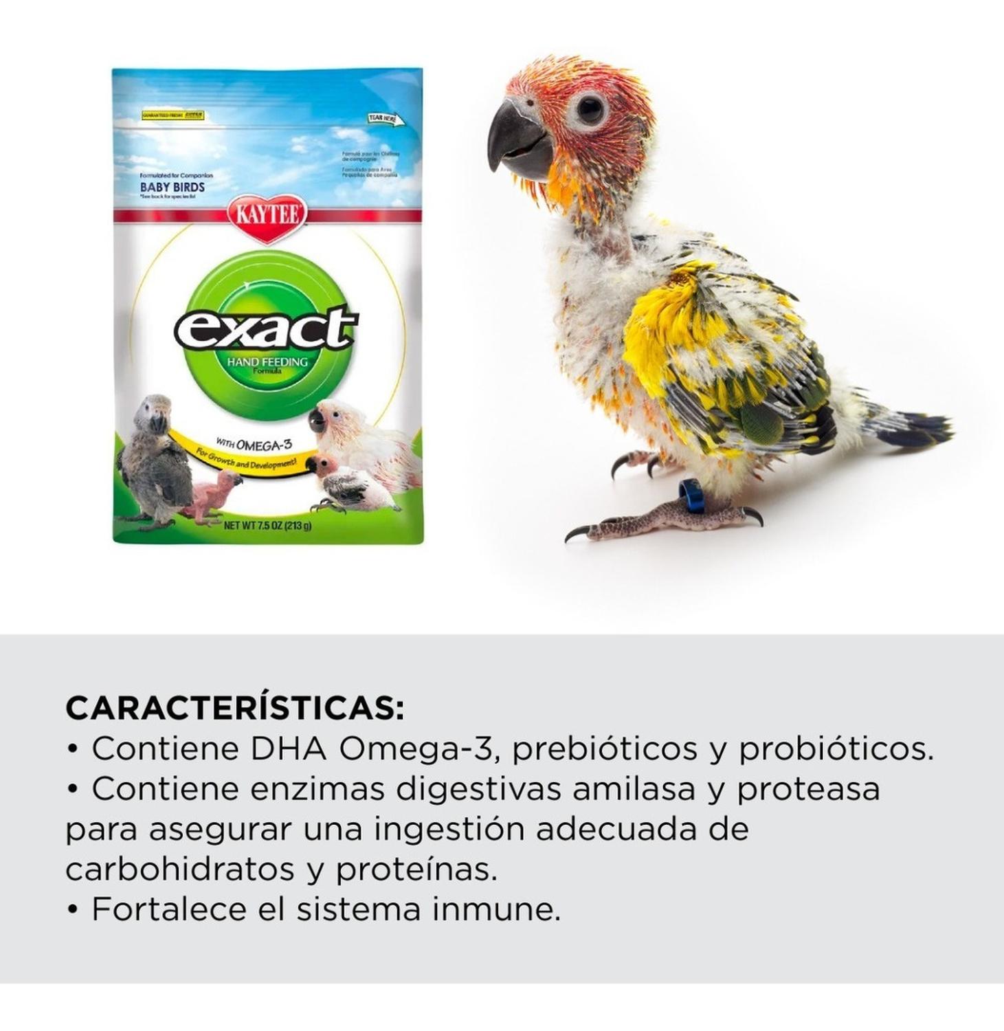 Papilla Premium+ Para Aves / Polluelos Kaytee Exact 2.2 Kg | G.Valkyria - imagen 5