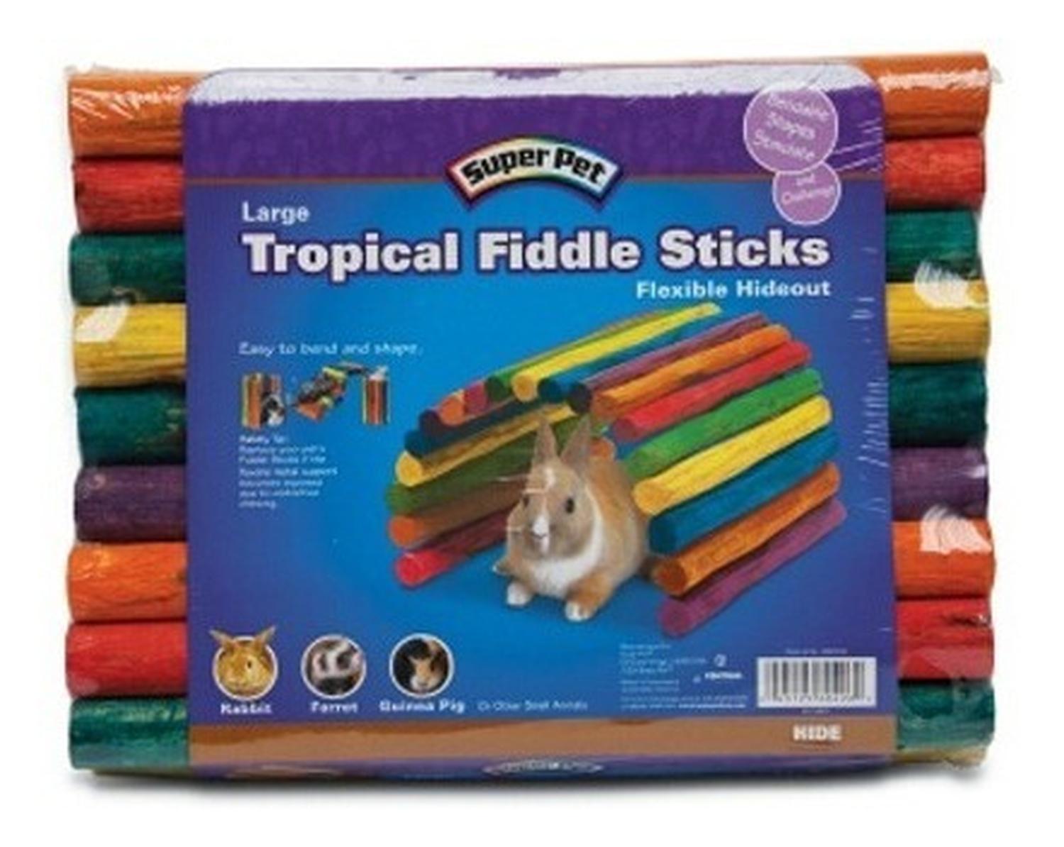 Refugio Tropical Fiddle Sticks Grande Conejos, Chinchillas de Kaytee | G.Valkyria - imagen 1