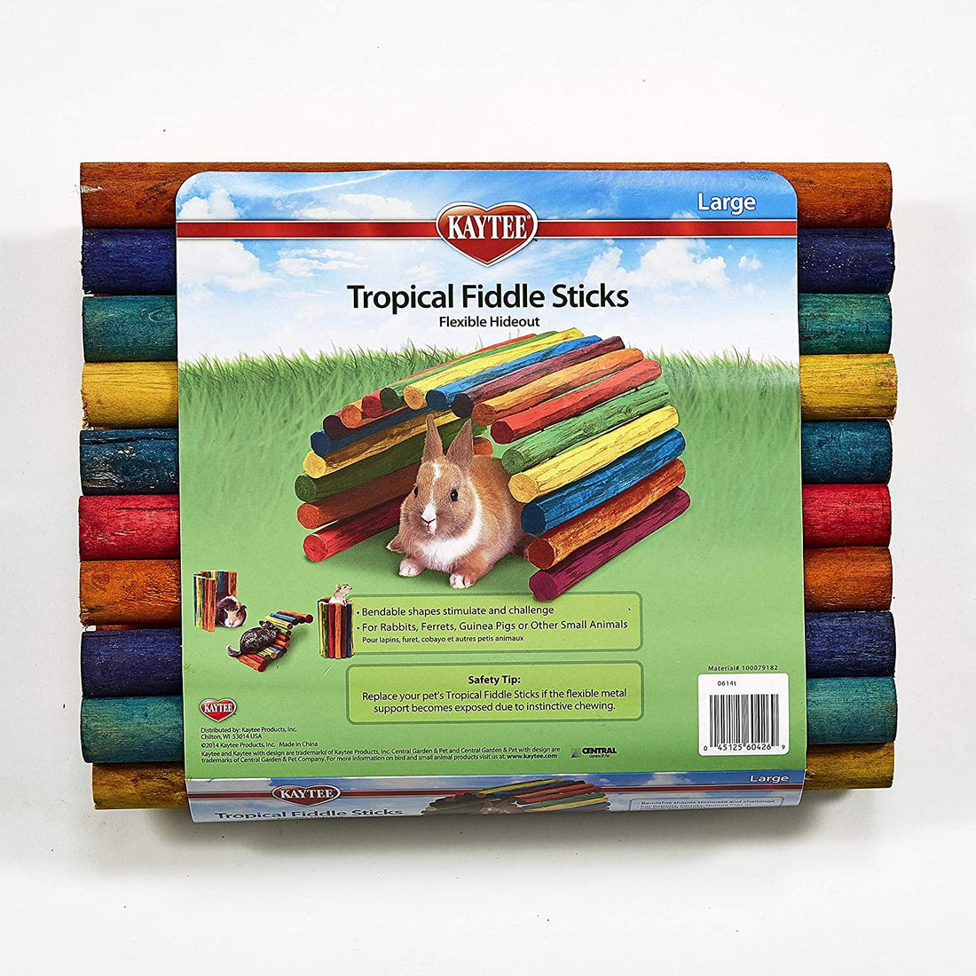 Refugio Tropical Fiddle Sticks Grande Conejos, Chinchillas de Kaytee | G.Valkyria - imagen 1
