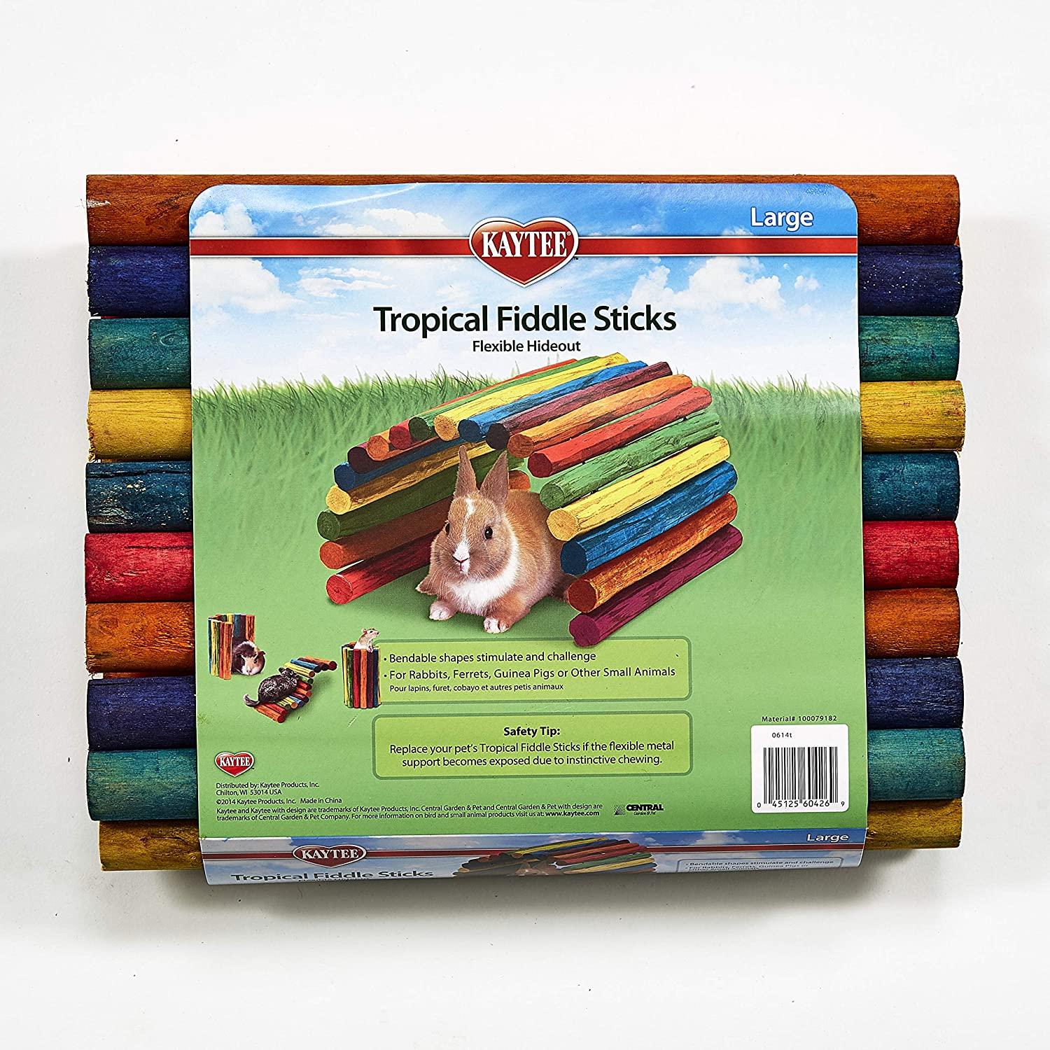 Refugio Tropical Fiddle Sticks Grande Conejos, Chinchillas de Kaytee | G.Valkyria - imagen 2