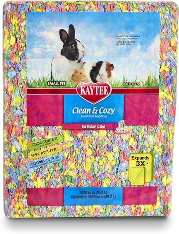 Kaytee Sustrato cama cuyo, conejo Clean & Cozy Birthday Cake 55.7L | G.Valkyria - imagen 1