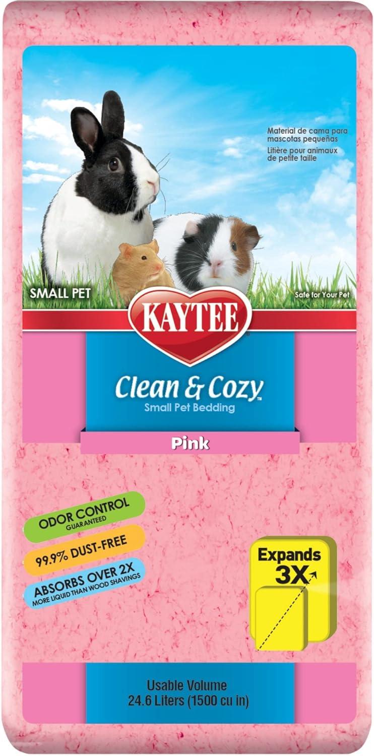 Kaytee Sustrato cama cuyo, conejo Clean & Cozy Rosa 24.6L | G.Valkyria - imagen 1