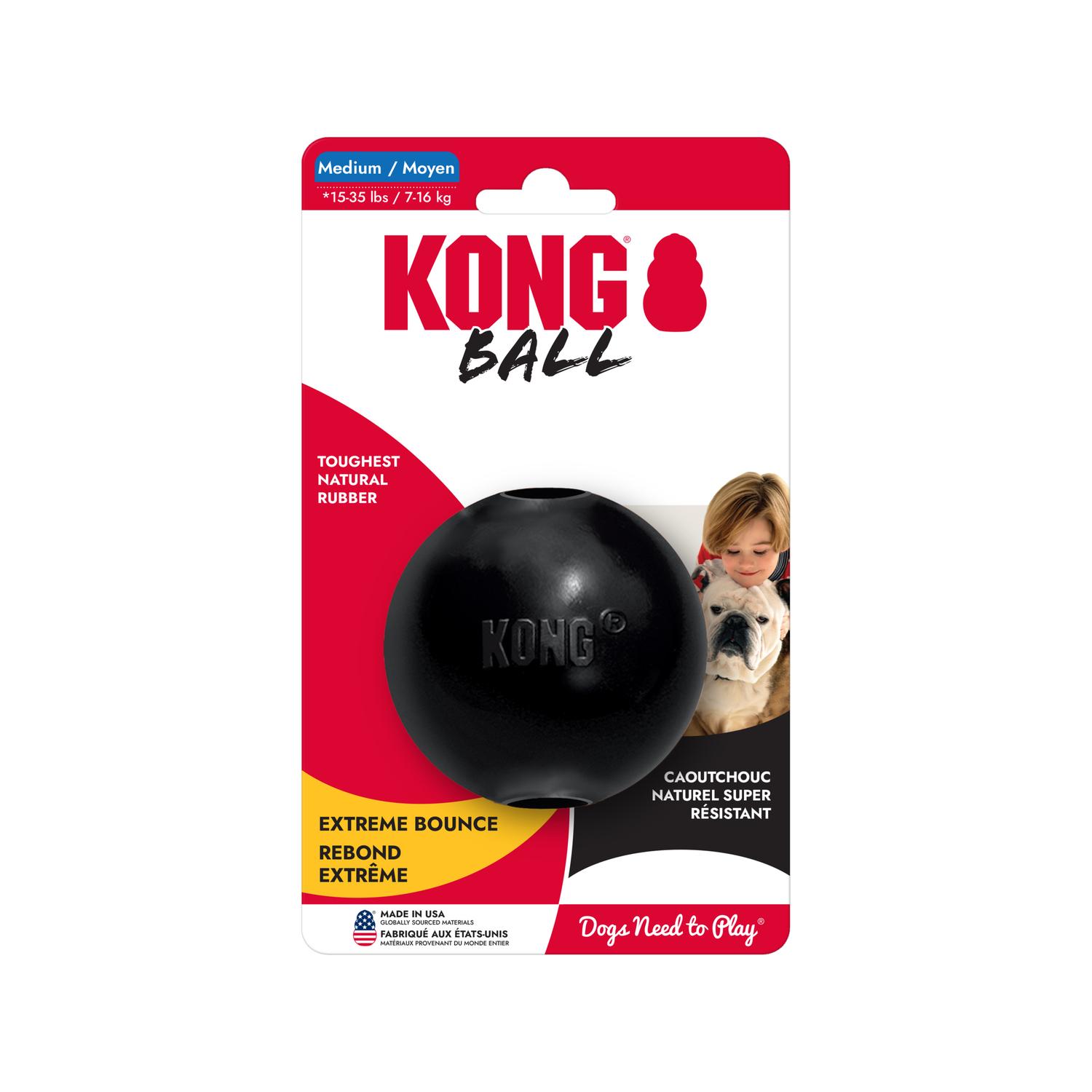 Kong Juguete para perro Pelota Extreme con Agujero MedGrande | G.Valkyria - imagen 3