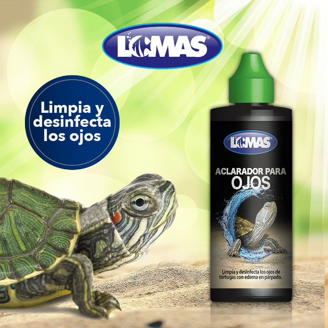Lomas acondicionador Aclarador De Ojos para Tortugas 120 Ml | G.Valkyria - imagen 1