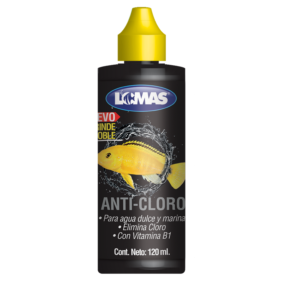 Lomas acondicionador agua pecera acuario Anticloro 120 Ml | G.Valkyria - imagen 1