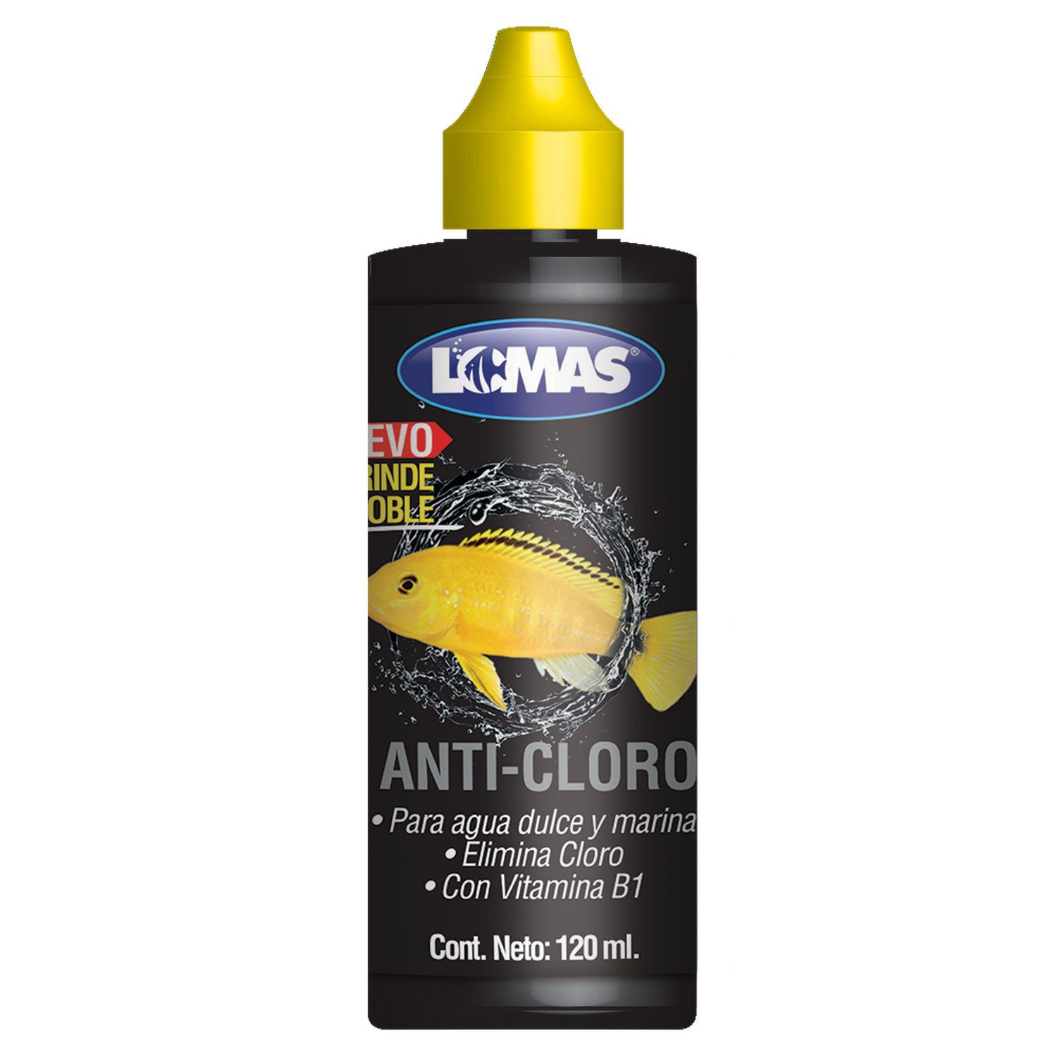 Lomas acondicionador agua pecera acuario Anticloro 120 Ml | G.Valkyria - imagen 1