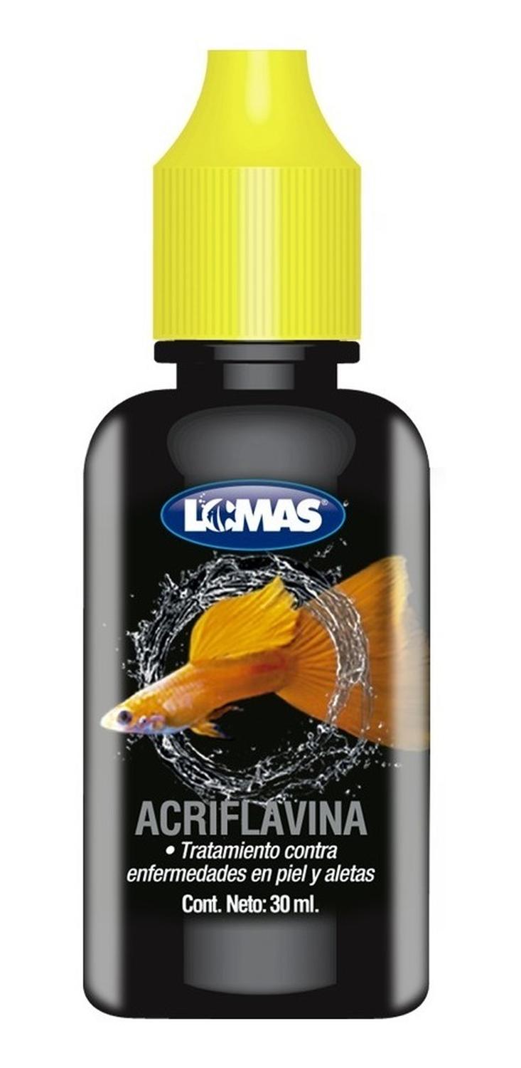 LOMAS Acriflavina 30 Ml Enfermedades Piel Aletas bactericida | G.Valkyria - imagen 1