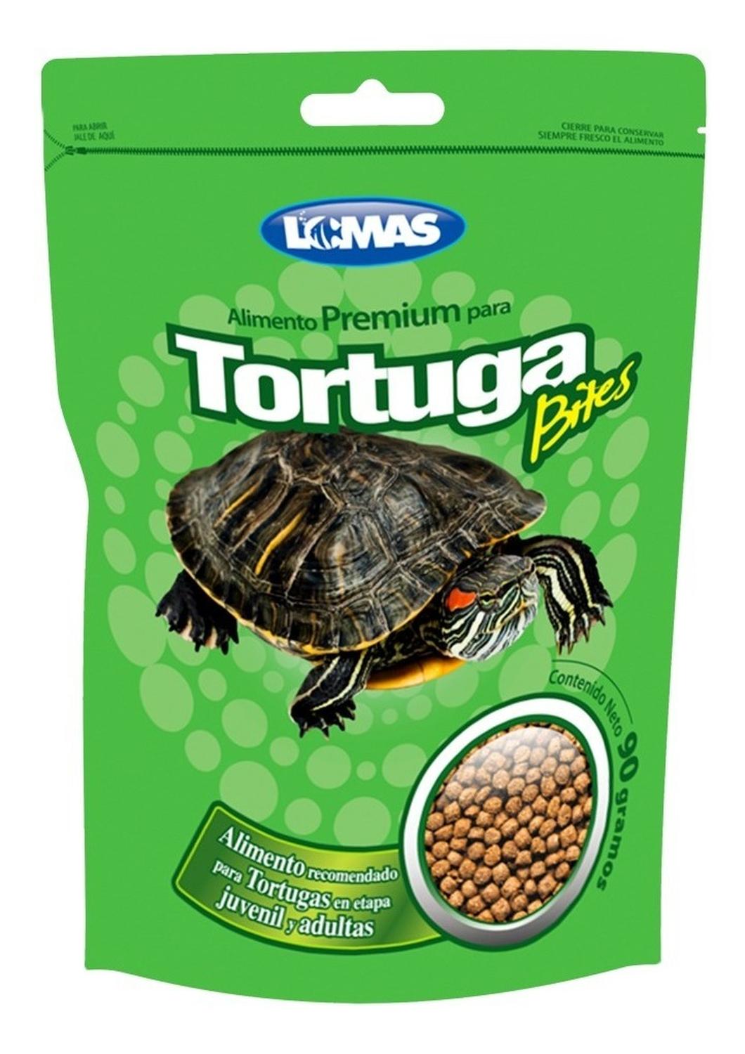 Alimento Lomas para Tortuga jovenes Bites en pellets 90 Grs | G.Valkyria - imagen 1