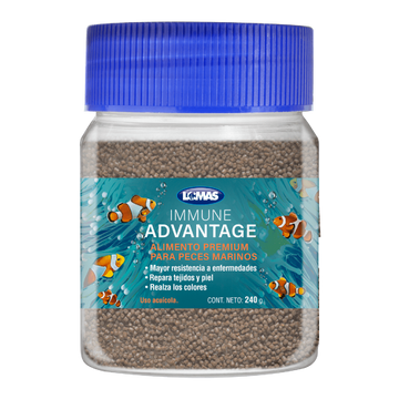 Lomas Alimento para Peces Marinos fortificado Con Ajo 240 G | G.Valkyria - imagen 1