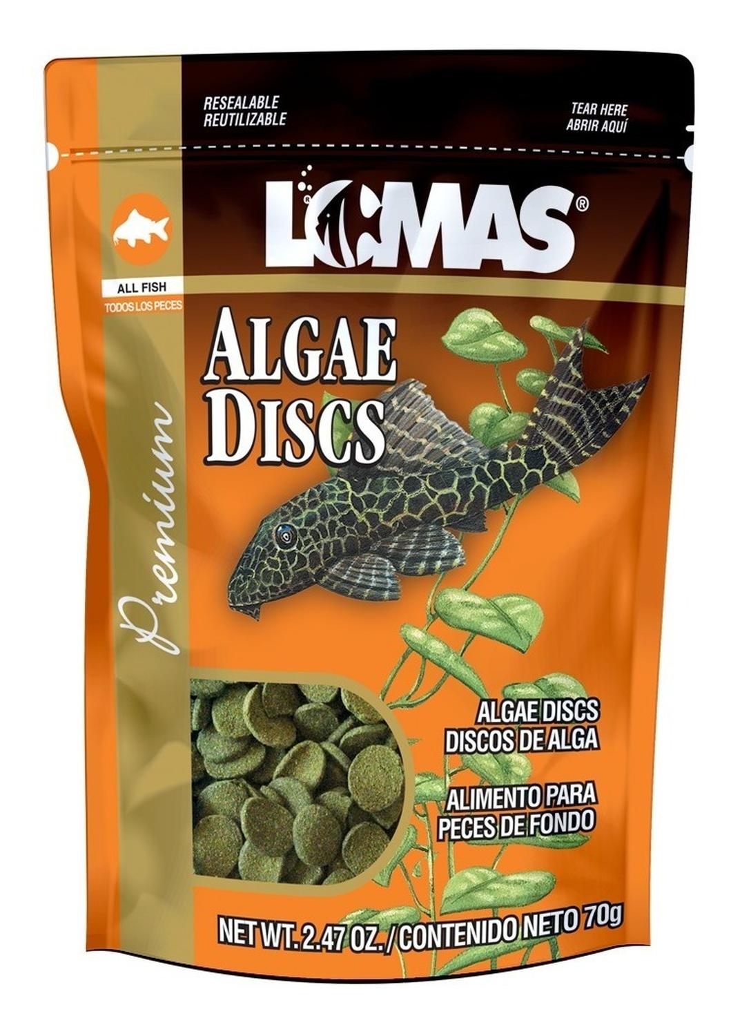Alimento Peces De Fondo plestocomus corydora 70g Algae Disc de Lomas | G.Valkyria - imagen 1