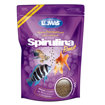 Lomas Alimento peces herbívoros bolitas Spirulina Boost 350g | G.Valkyria - imagen 1