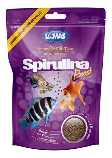 Alimento peces spirulina boost 70g molies platties espadas de Lomas | G.Valkyria - imagen 1
