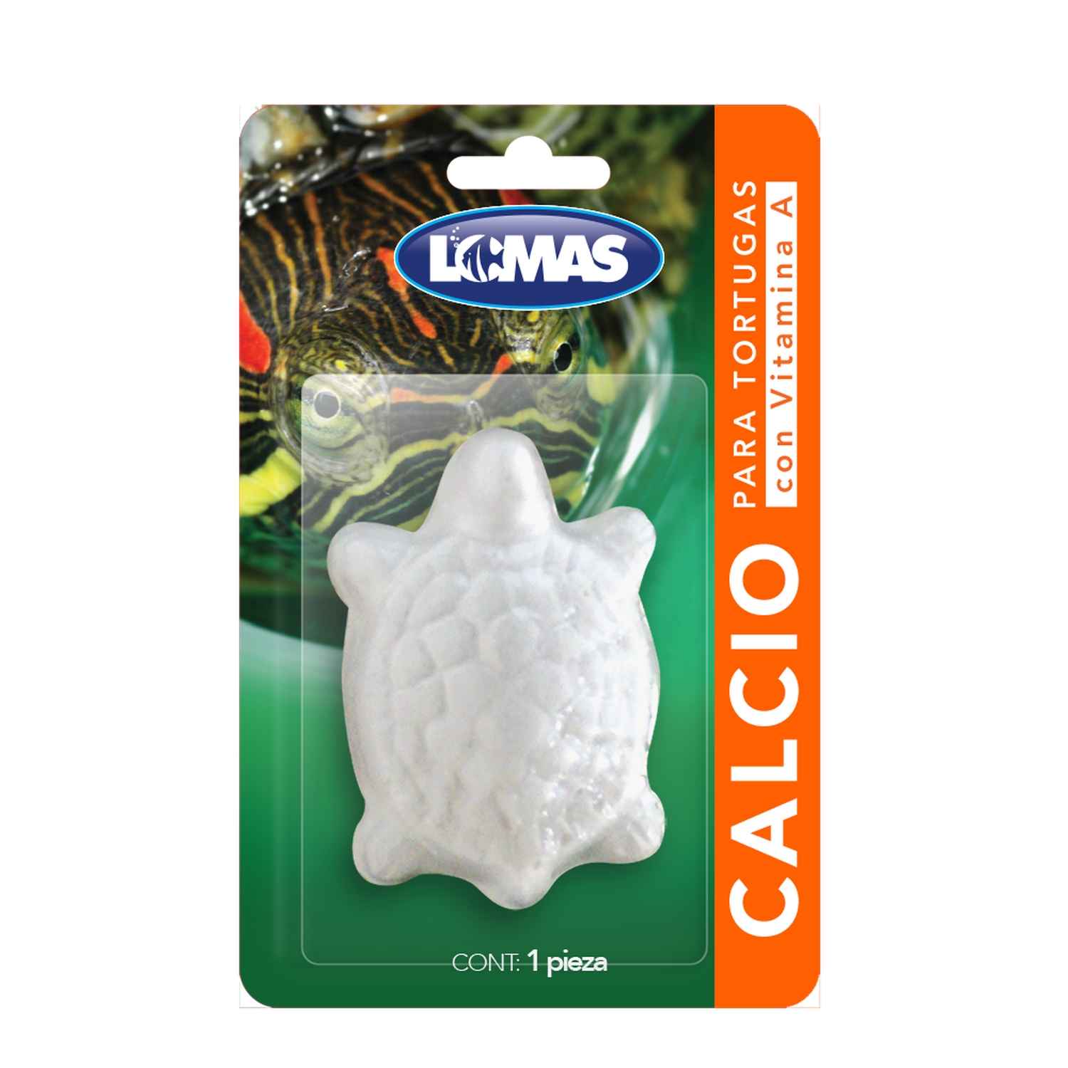 LOMAS Calcio Para Tortugas Con Vitamina A caparazón fuerte | G.Valkyria - imagen 1