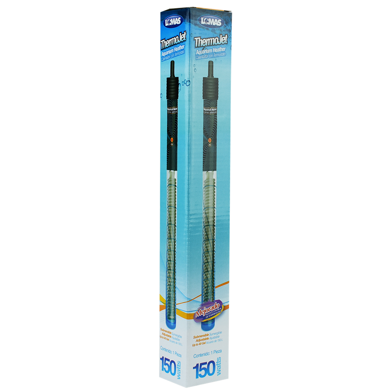 Lomas Calentador peceras acuario Termostato Thermo-Jet 150 W | G.Valkyria - imagen 4