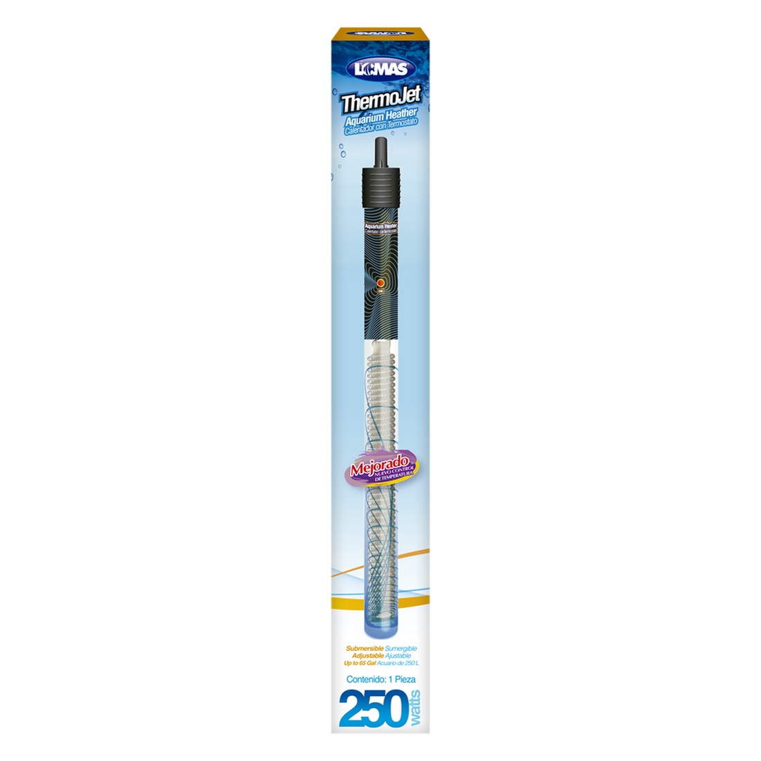 Lomas Calentador peceras acuario Termostato Thermo-Jet 250 W | G.Valkyria - imagen 1