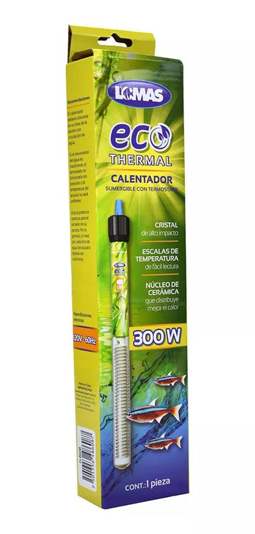 Lomas Calentador termostato sumergible EcoThermal 300w acuario | G.Valkyria - imagen 1