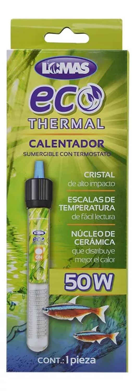 Lomas Calentador termostato sumergible EcoThermal 50w acuario | G.Valkyria - imagen 1