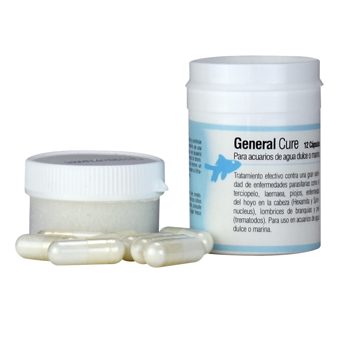 Capsulas para peces Oodinium, Laernaea, Piojos Enfermedad del hoyo en la cabeza, Lombrices de Lomas | G.Valkyria - imagen 1