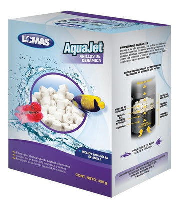 Lomas Ceramica bacteria Filtro o sump 450 Grs Con Malla | G.Valkyria - imagen 1