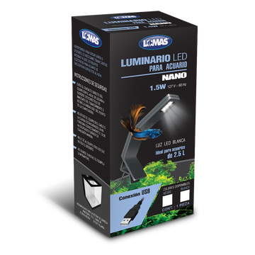Lomas lampara led nano de 1.5 w peceras minis y nanos blanca | G.Valkyria - imagen 1