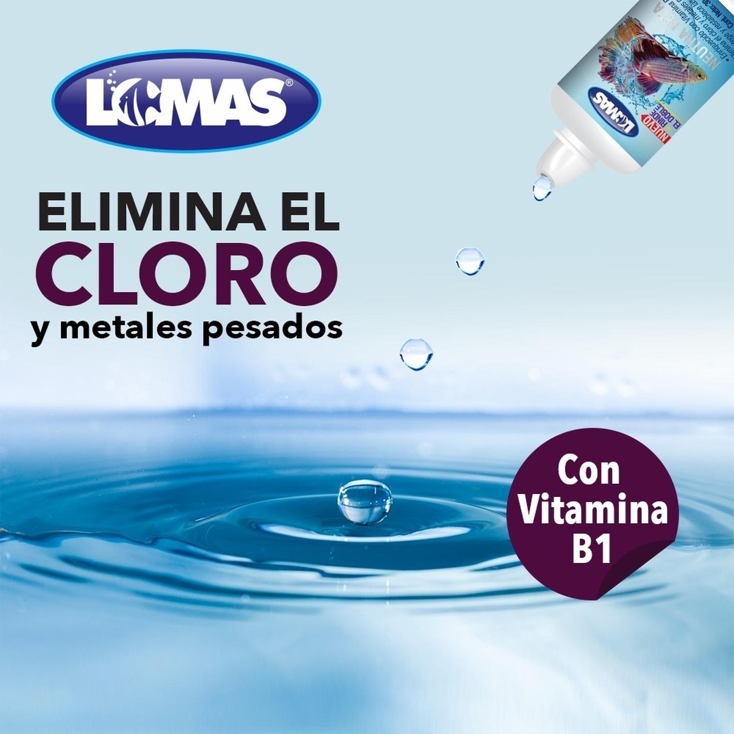 Neutra Beta 30ml Elimina Cloro Protege Mucosas Peces Lomas | G.Valkyria - imagen 2