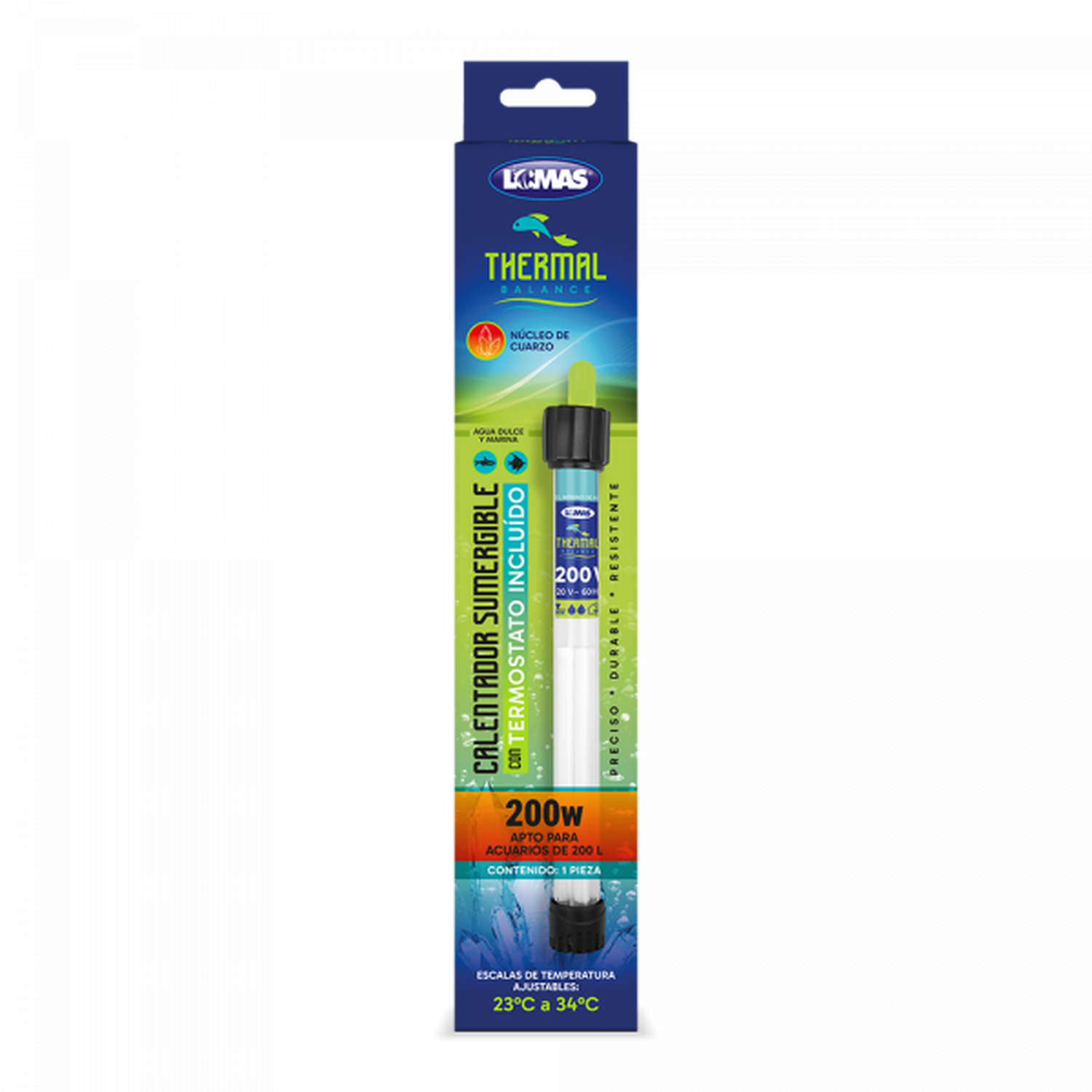 Lomas Thermal Balance Termostato acuarios 200 wats ajustable | G.Valkyria - imagen 5