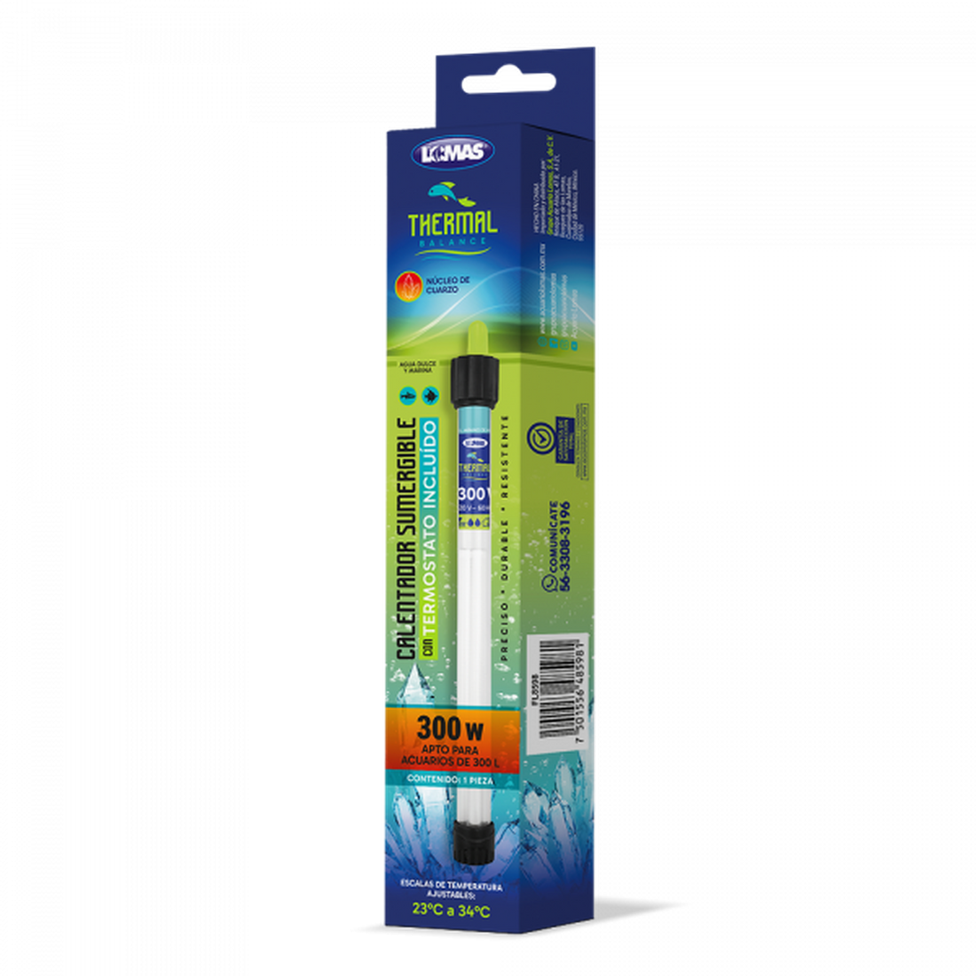 Lomas Thermal Balance Termostato acuarios 300 wats ajustable | G.Valkyria - imagen 1