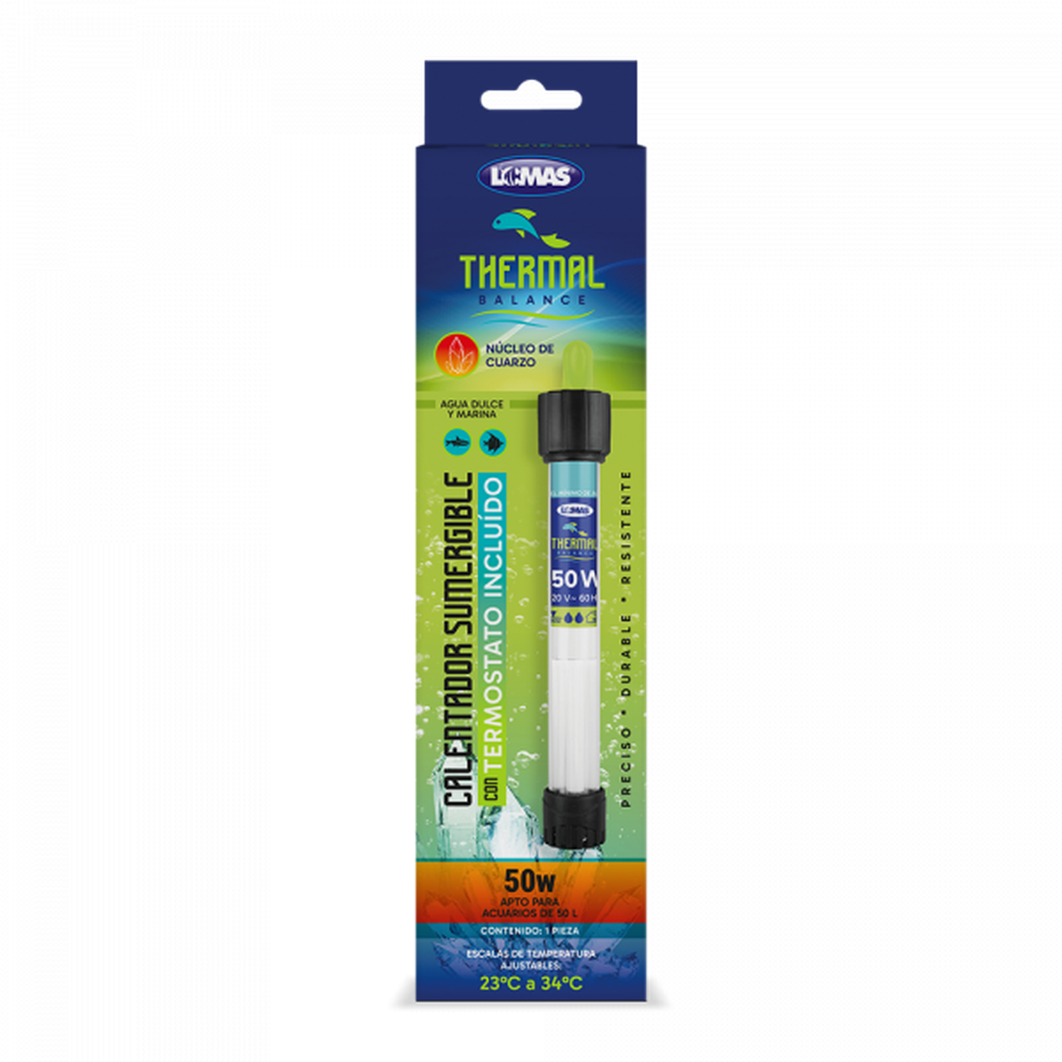 Lomas Thermal Balance Termostato acuarios 50 wats ajustable | G.Valkyria - imagen 5