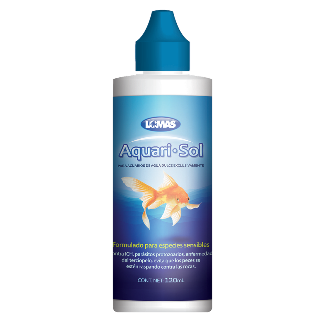 Lomas tratamiento peces japoneses goldfish Aquari-Sol 120 Ml | G.Valkyria - imagen 1