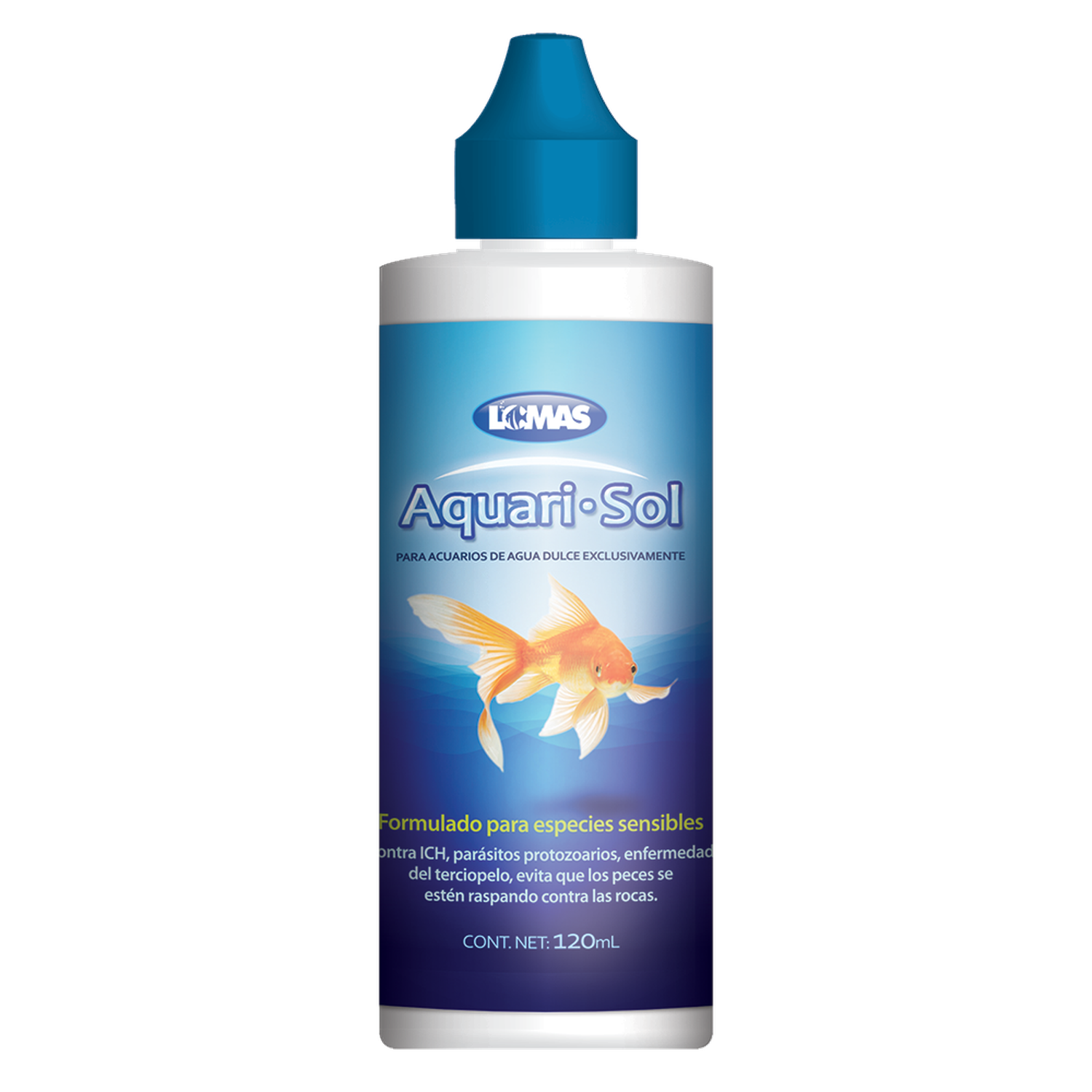 Lomas tratamiento peces japoneses goldfish Aquari-Sol 120 Ml | G.Valkyria - imagen 1