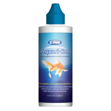 Lomas tratamiento peces japoneses goldfish Aquari-Sol 120 Ml | G.Valkyria - imagen 1